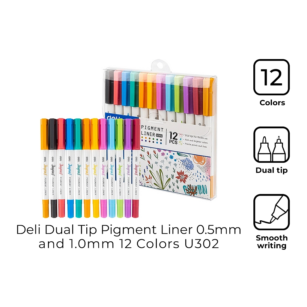 

PIGMENT LINER DELI U302 (12PCS)