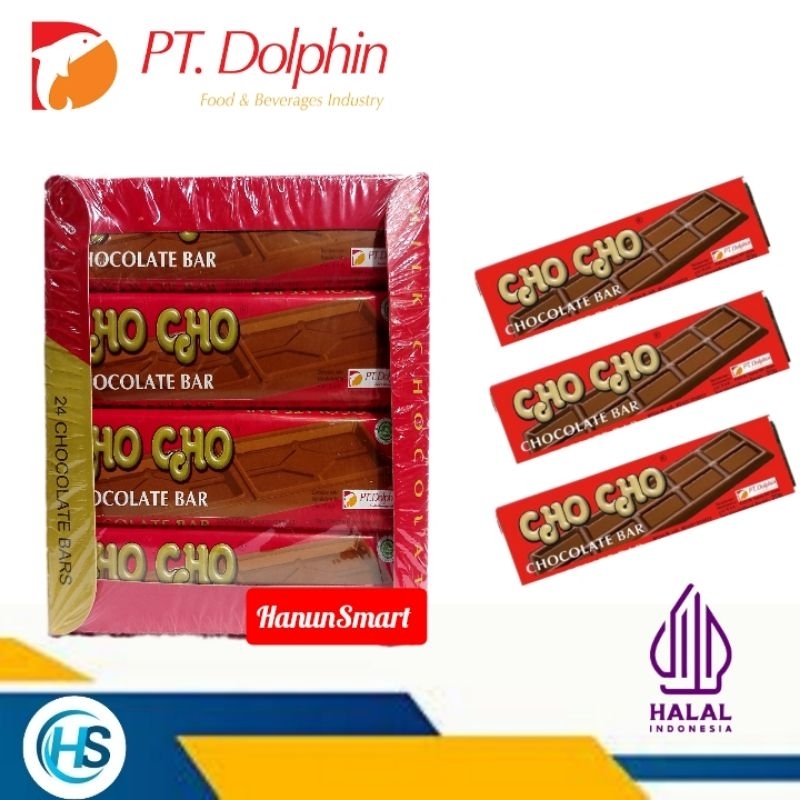 

Cho Cho chocolate bar coklat batang chocho 24 pcs x 13 gram