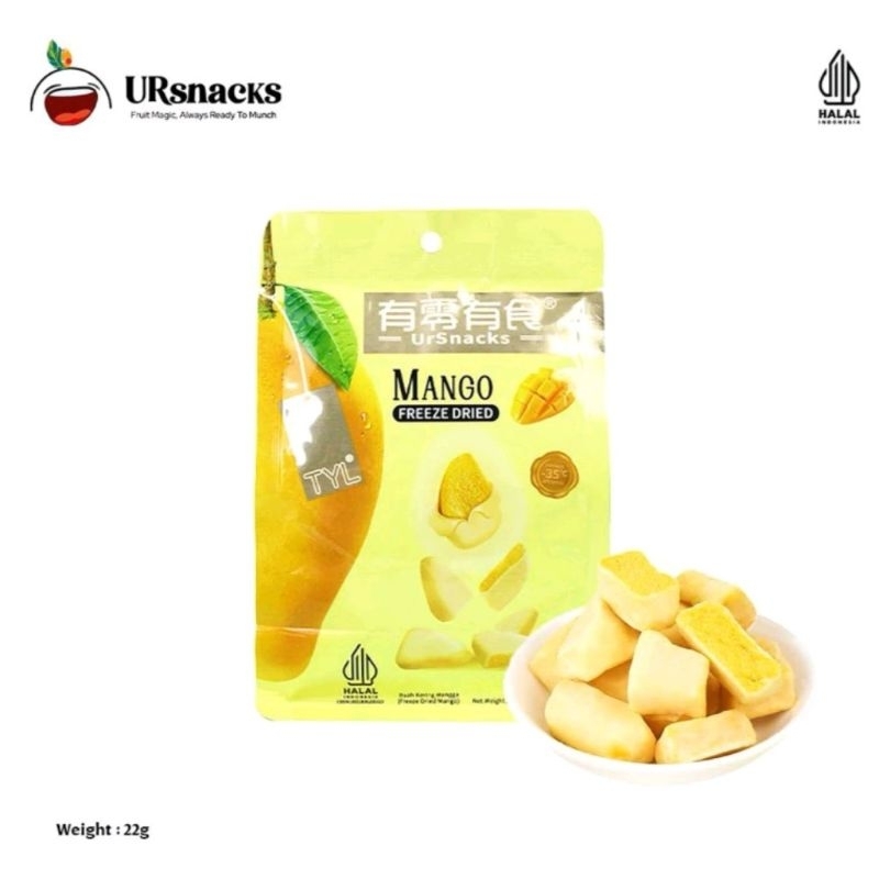 

URSNACK MANGO - Freeze Dried keripik sehat (Satuan & grosir)