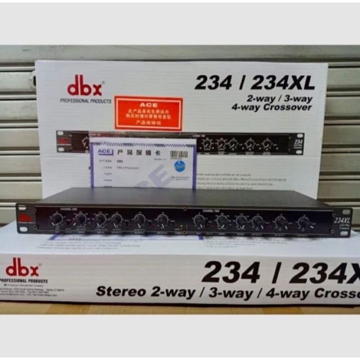 Crossover Dbx 234 XL Dbx 234 XL Plus Output 4Way