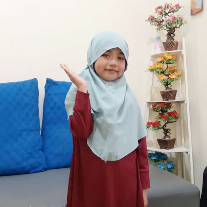JILBAB BERGO ANAK 5-10 TAHUN / BERGO MARYAM ANAK