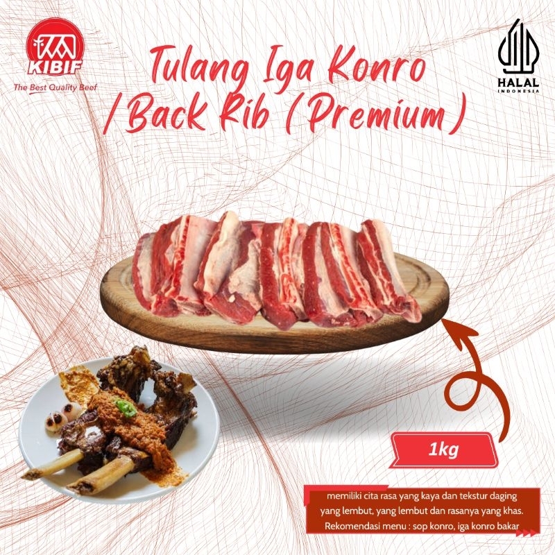 

Tulang Iga Konro / Back Rib 1 Kg