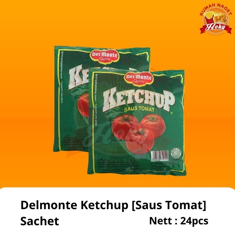 

Delmonte Ketchup/Saus Tomat isi 24 Sachets