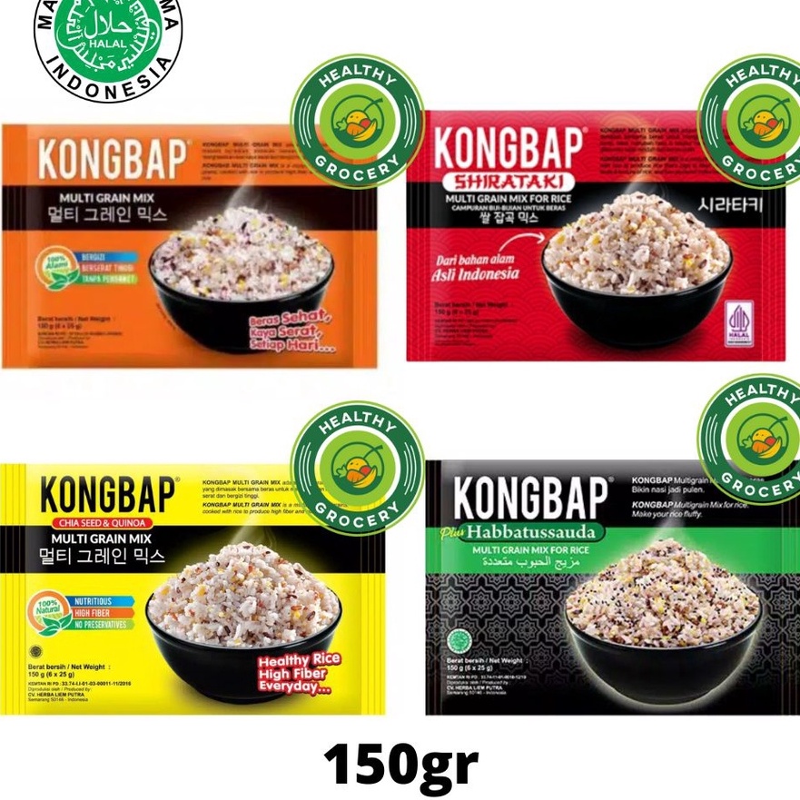 

Terkini Kongbap Multigrain Mix 15g 6x25g Chiaseed Quinoa Original Shirataki