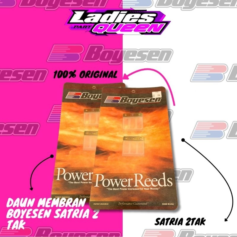 DAUN MEMBRAN LIDAH MEMBRAN BOYESEN SATRIA 2TAK