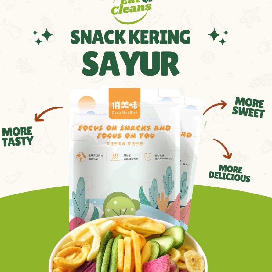 

Diskon HALAL Cemilan Snack Sayur Buah Kering Dried vegetable and fruit Snack Sehat Diet Guilty Free Snack