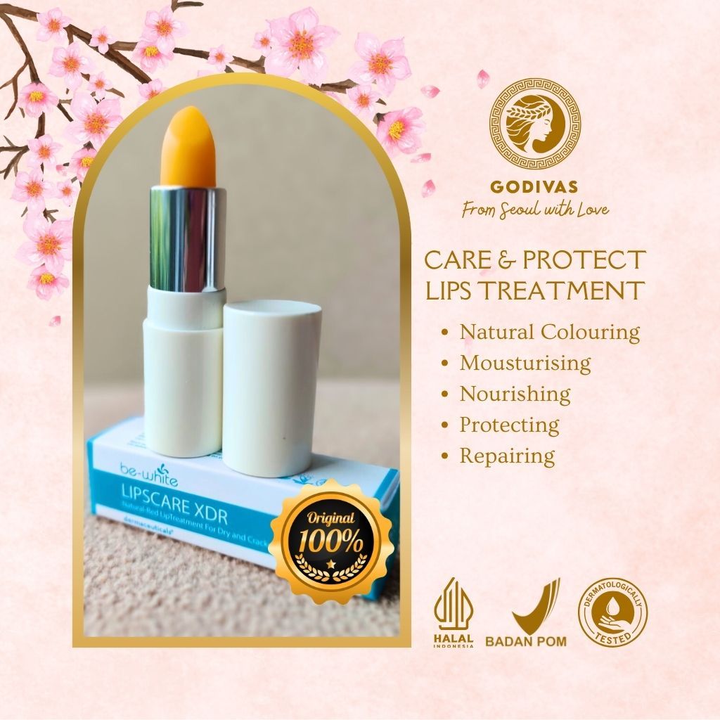 BE-WHITE LIPSCARE XDR - LIPSTICK - LIP BALM - LIP TREATMENT - LIP CARE - PELEMBAP BIBIR 3.5GR