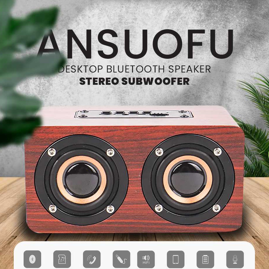 DASYAT ANSUOFU Desktop Bluetooth Speaker Stereo Subwoofer  W5ANSUOFU Desktop Bluetooth Speaker Stereo Subwoofer  W5