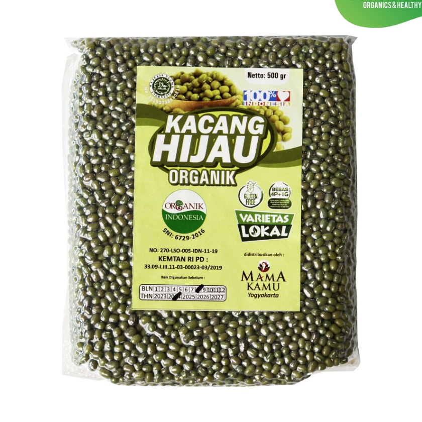 

Termurah Mama Kamu Kacang Hijau Organik Mung bean 5gr