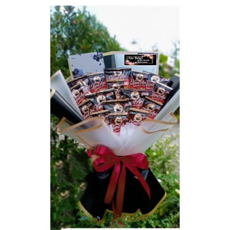 

[Ready]Buket kopi isi 10 pcs tanpa bunga