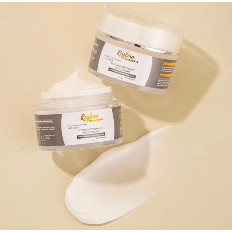 REGLOW NIGHT CREAM INTENSIVE WHITENING MENGATASI FLEK HITAM