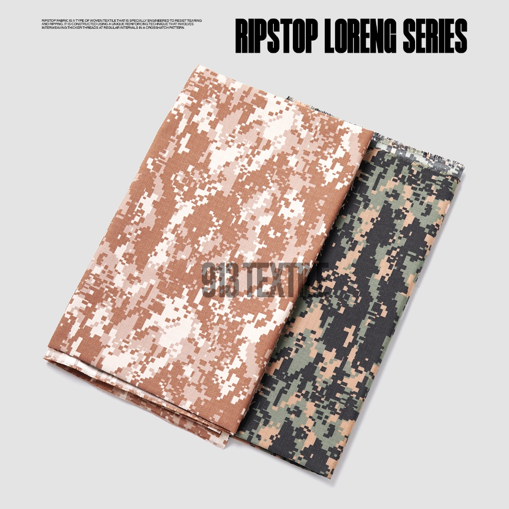 Kain Ripstop Loreng Motif