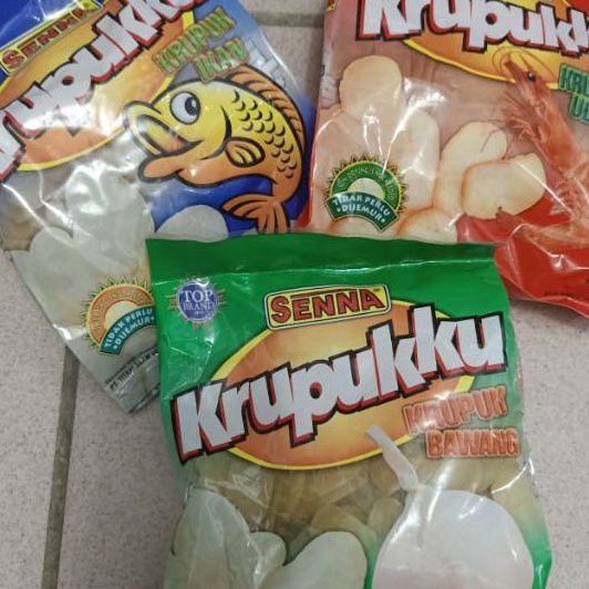 

Kilat Senna krupukku udang ikan bawang 5 gram