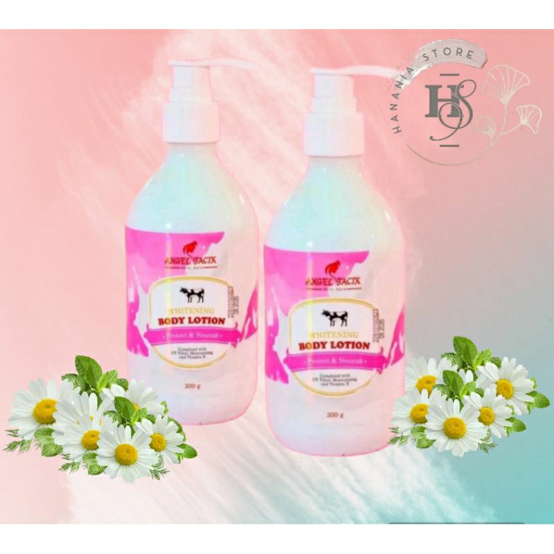 Whitening Body Lotion Handbody Pemutih Angel Tacik Lotion Pemutih Badan BPOM