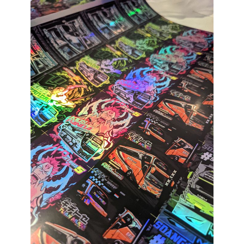 

COD Stiker Buss Hologram Terbaru Keren Abis ( 30 Stiker + Bonus )