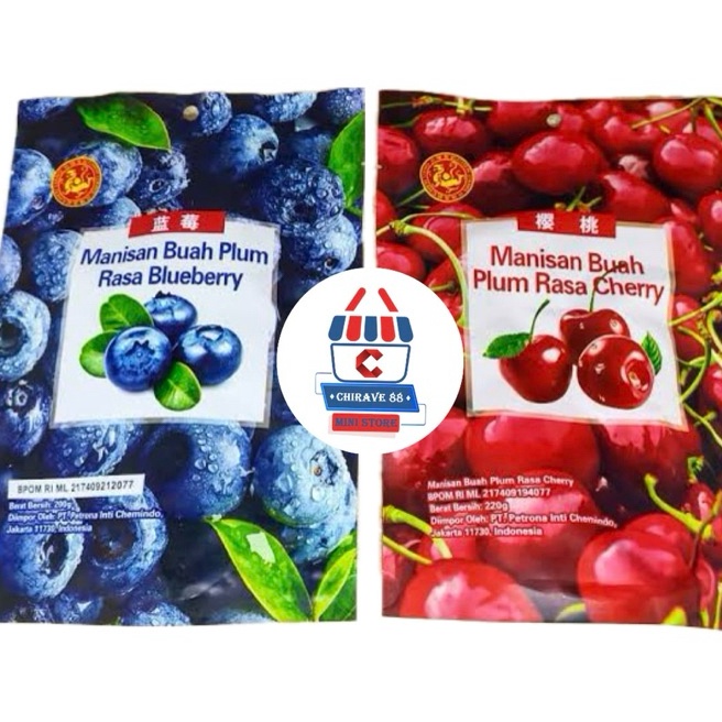 

KF7 Chen Liang Ji Manisan Buah Plum Rasa Blueberry Manisan Buah Plum Rasa Cherry 22g