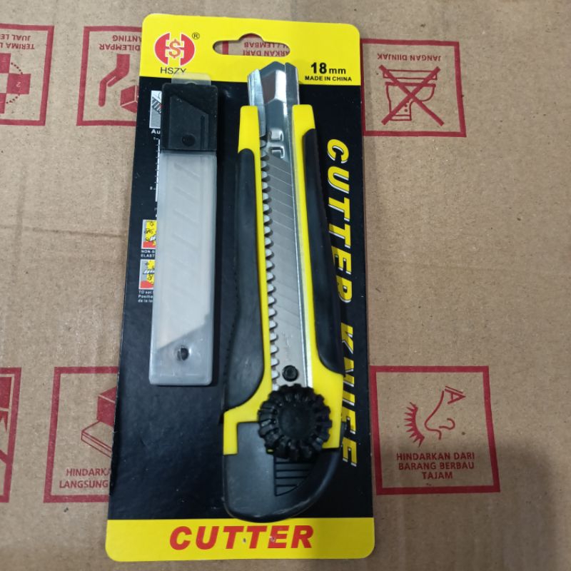 

Pisau cutter + Refill pisau kater cutter knife besar