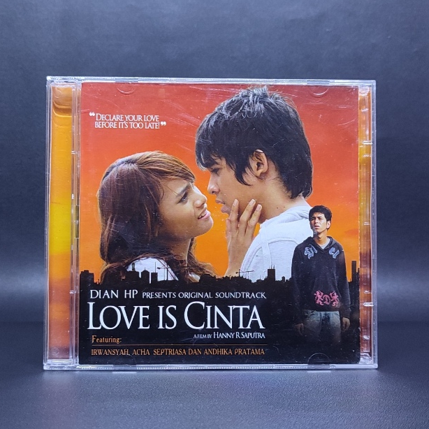 CD OST LOVE IS CINTA ACHA SEPTRIASA IRWANSYAH ANDHIKA PRATAMA ORIGINAL SEGEL