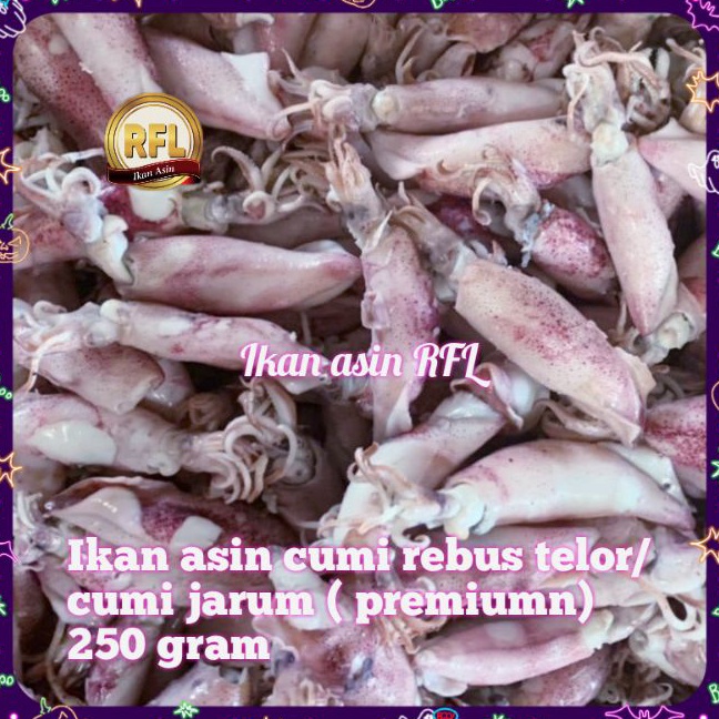 

KF7 ikan asin cumi asin cumi rebus telor premium 25 gram