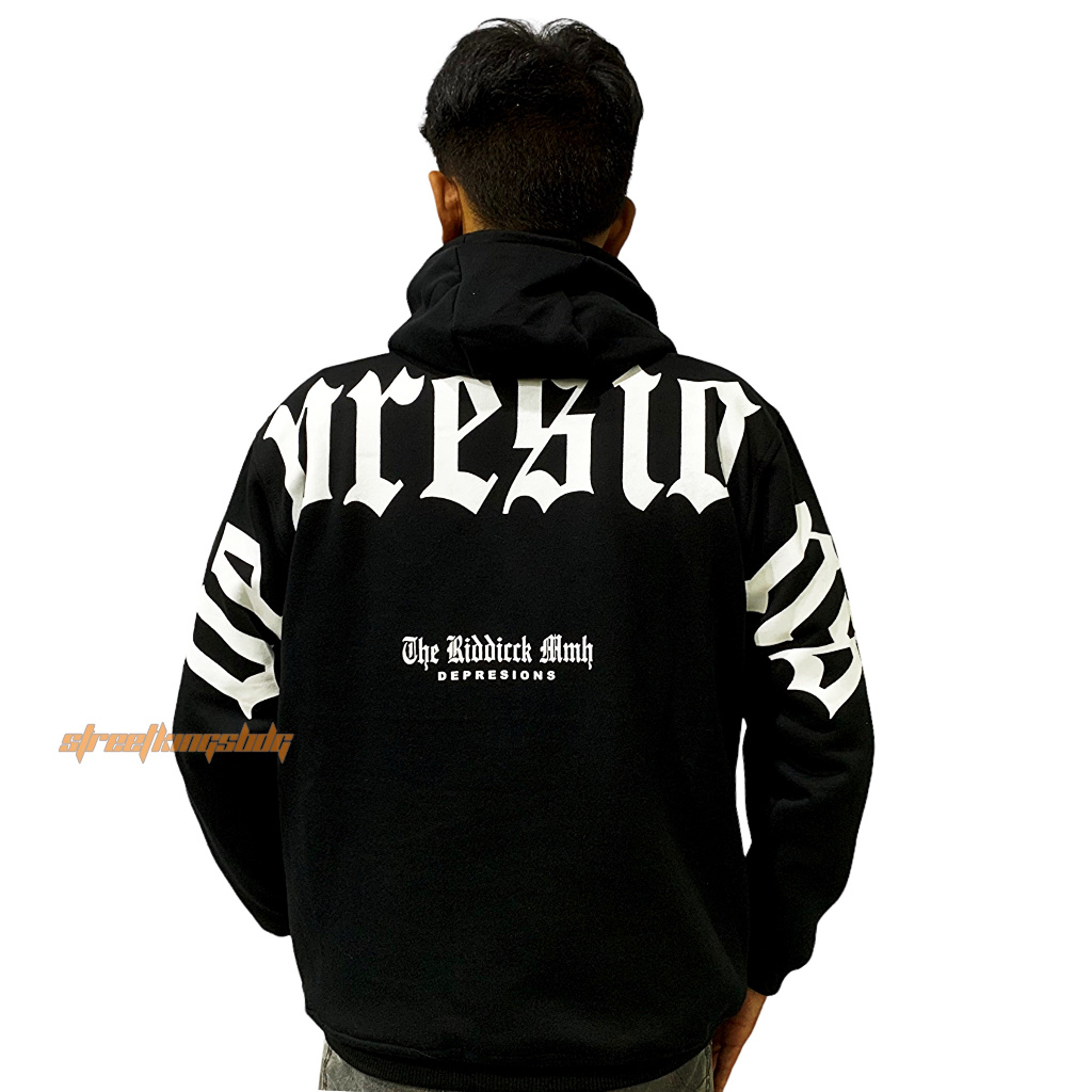 Hoodie sherpa robot bear hoodie sherpa depresion