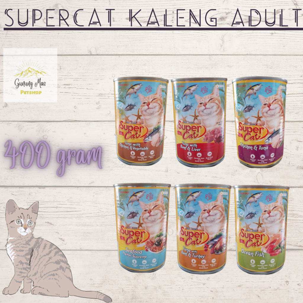 SUPERCAT KALENG 400 GRAM