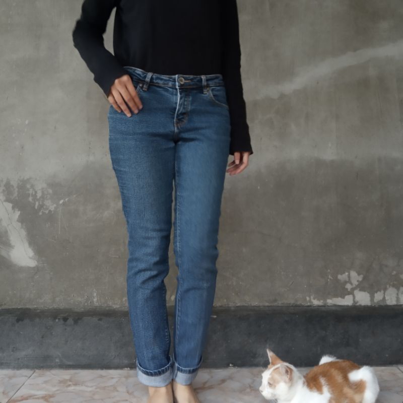 PRELOVED C2 REFINED DENIM WOMEN'S SKINNY JEANS