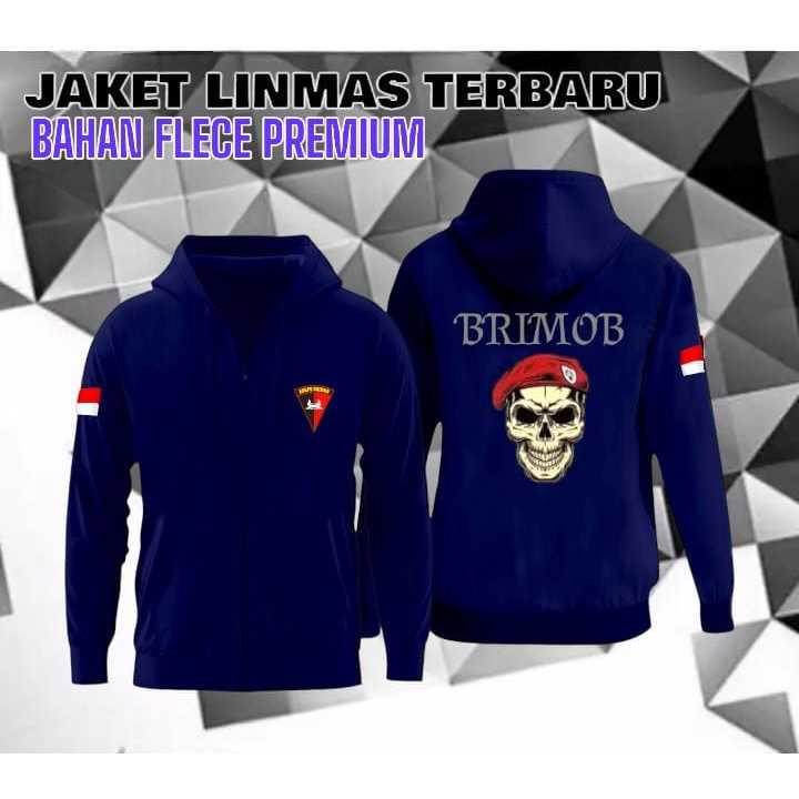 jaket brimob sweater brimob hoodie brimob bahan flece premium