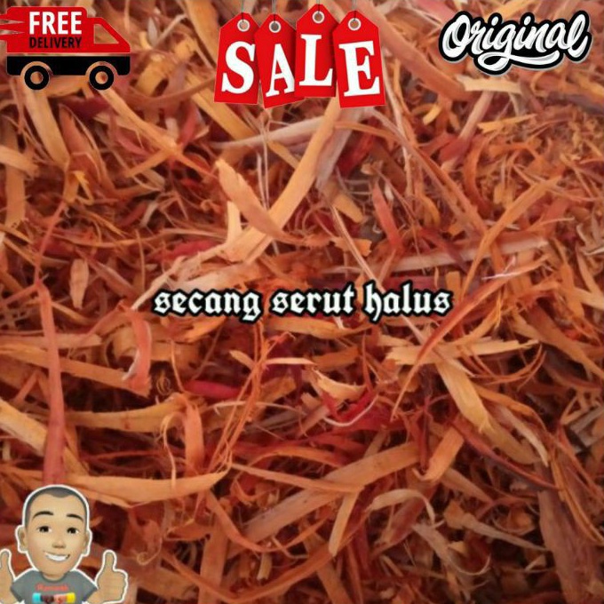 

HJ6 Secang Serut Halus 1kg Kayu Secang Serut Asli Sappan Wood Wedang Secang Secang Cupang