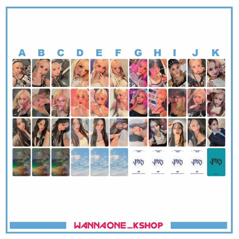 photocard Viviz VERSUS Album