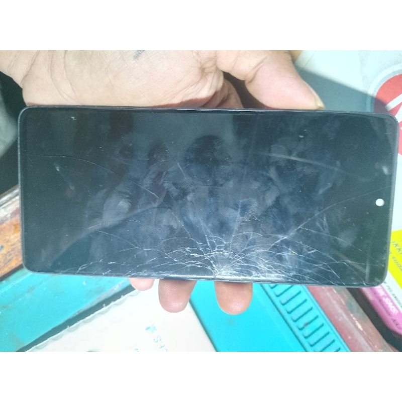 lcd samsung a71 a715 copotan retak glass