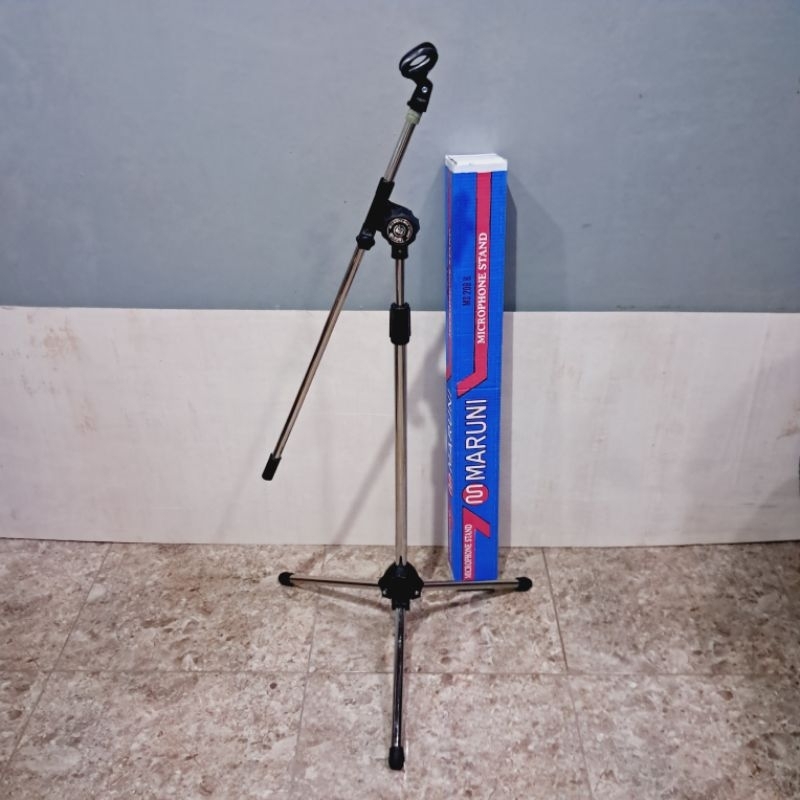 Stand Mic Tinggi Besi Tebal Plus Holder Mic