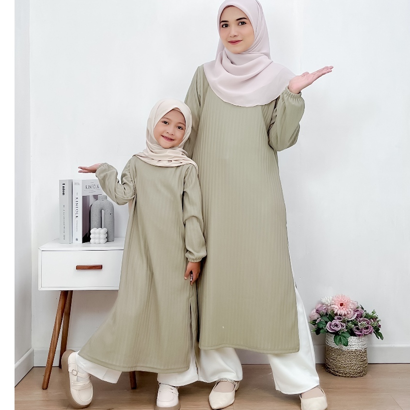 kirana - Baju Couple Ibu dan Anak Perempuan- tunik couple ibu anak