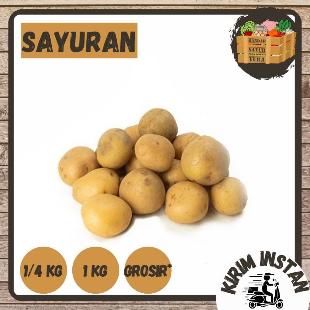 

KIRIM INSTAN KENTANG LOKAL KECIL 1Kg