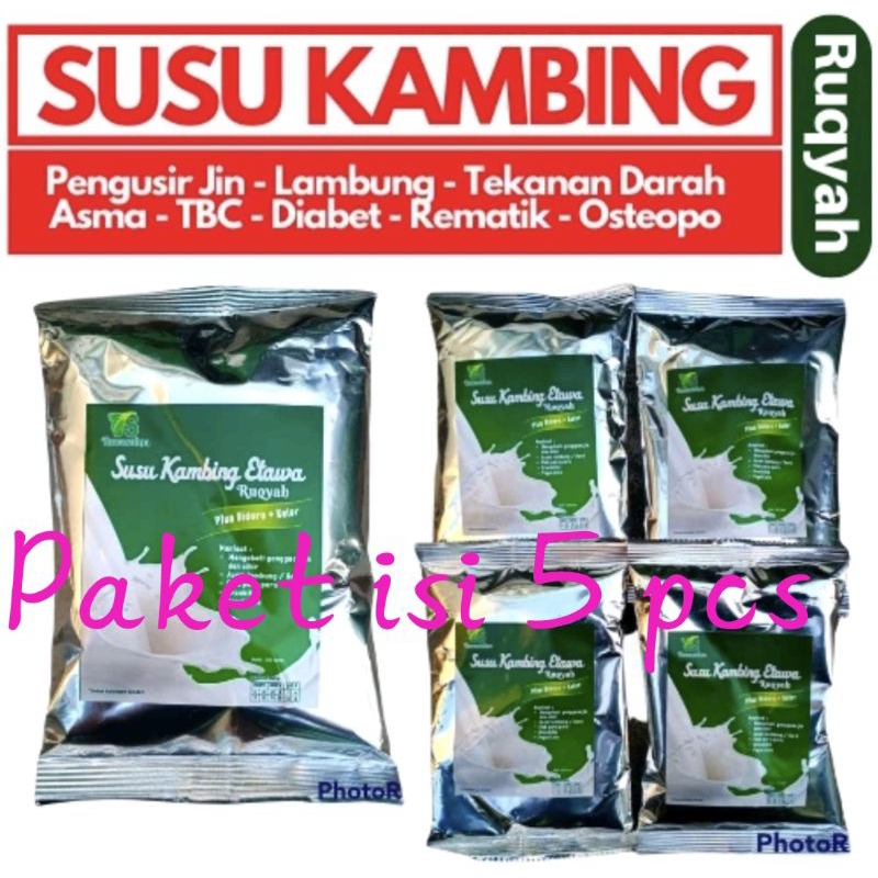 

Susu kambing Bidara kelor paket isi 5 bungkus