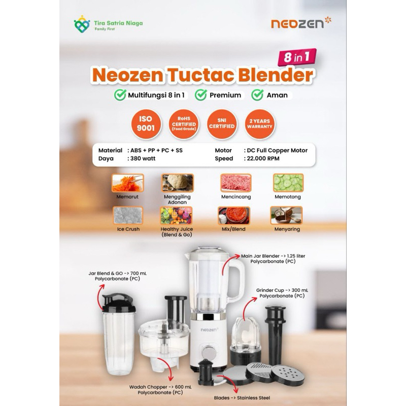 Neozen Tuctac Multifunction Blender
