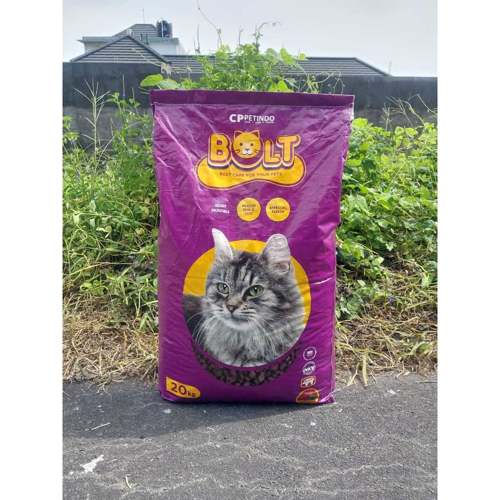 Makanan Kucing BOLT 20 KG / 1 Karung