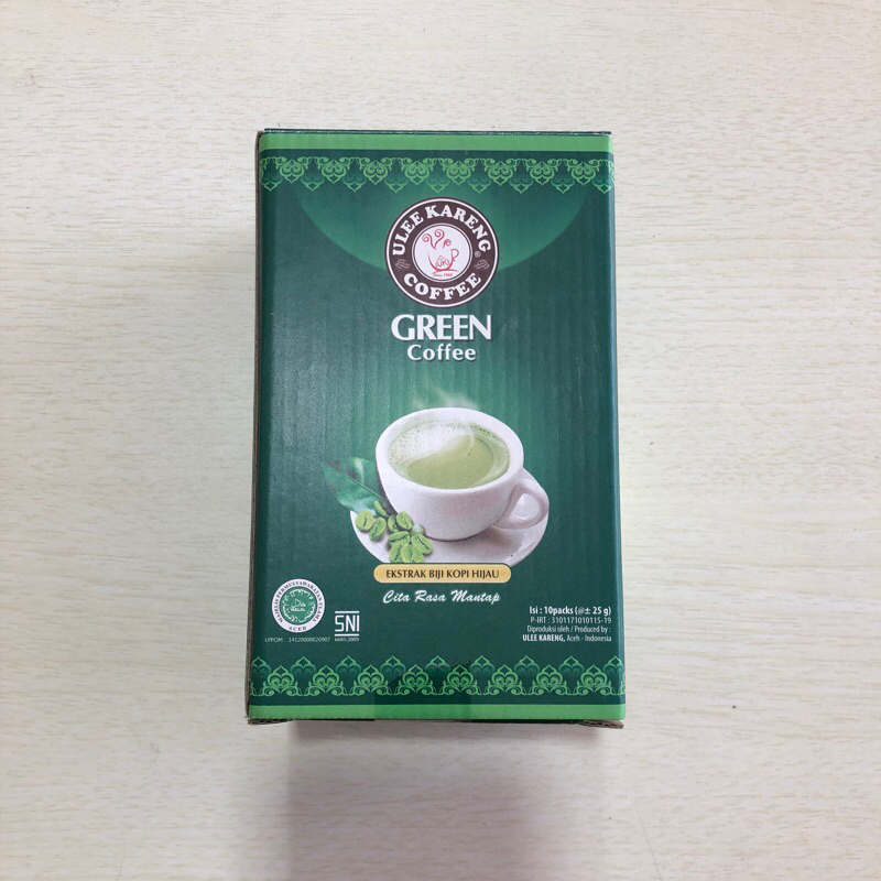 

Green Coffee Ulee Kareng Kotak / Oleh-oleh Khas Aceh