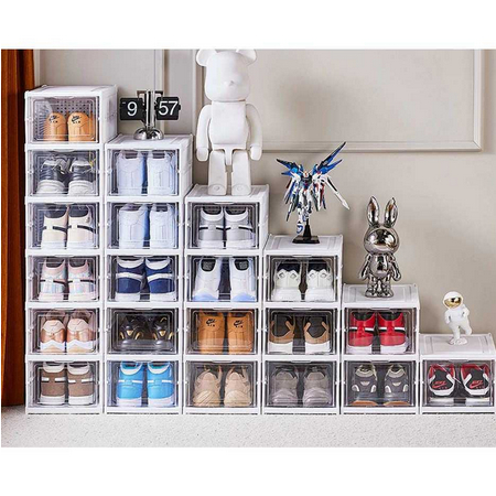 Rak Sepatu Susun Tertutup Rak Sepatu Plastik Susun Lemari Rak Sepatu Rak Sepatu Plastik