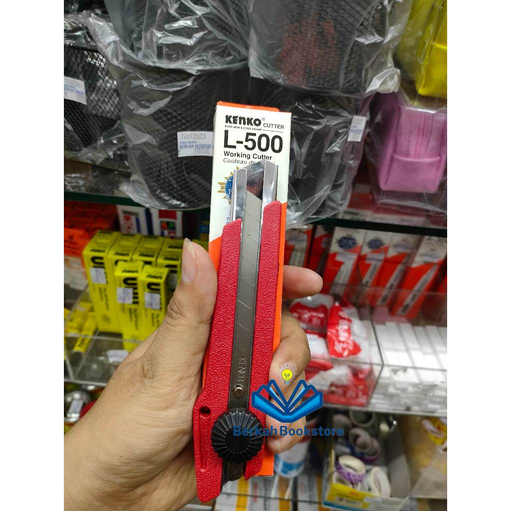 

Pisau Kater Kenko L500 Ukuran Besar/Kenko Cutter L500 Ukuran Besar