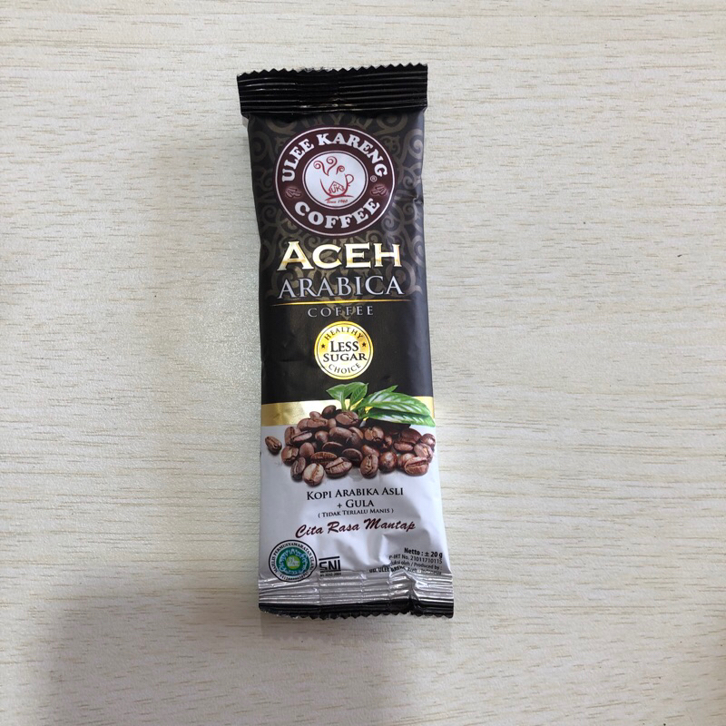 

Arabika Coffee Sachet Ulee Kareng / Oleh-Oleh Khas Aceh