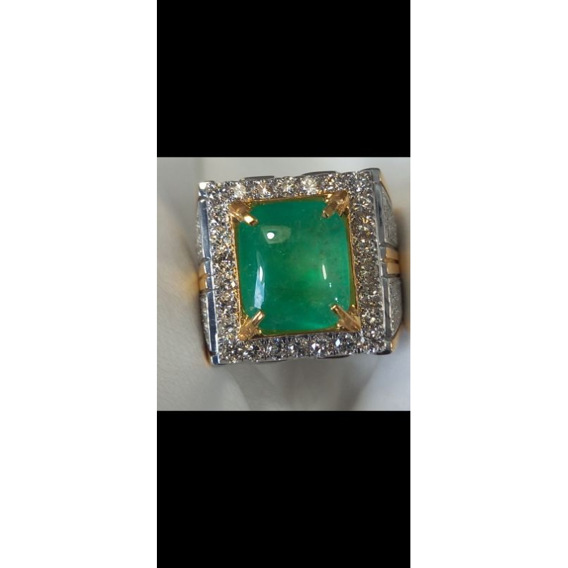 CINCIN PERAK ZAMRUD FULL BERLIAN