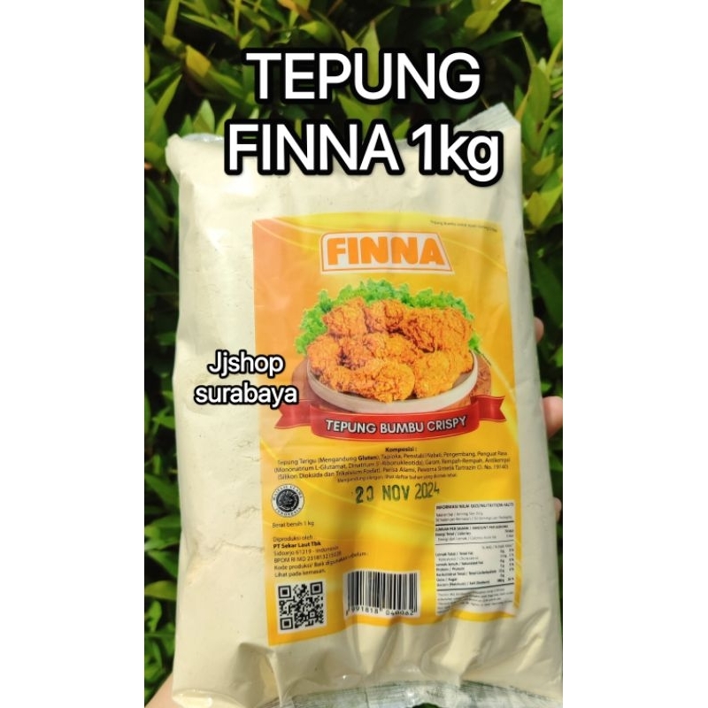 

Tepung bumbu crispy Finna 1kg Stok baru termurah