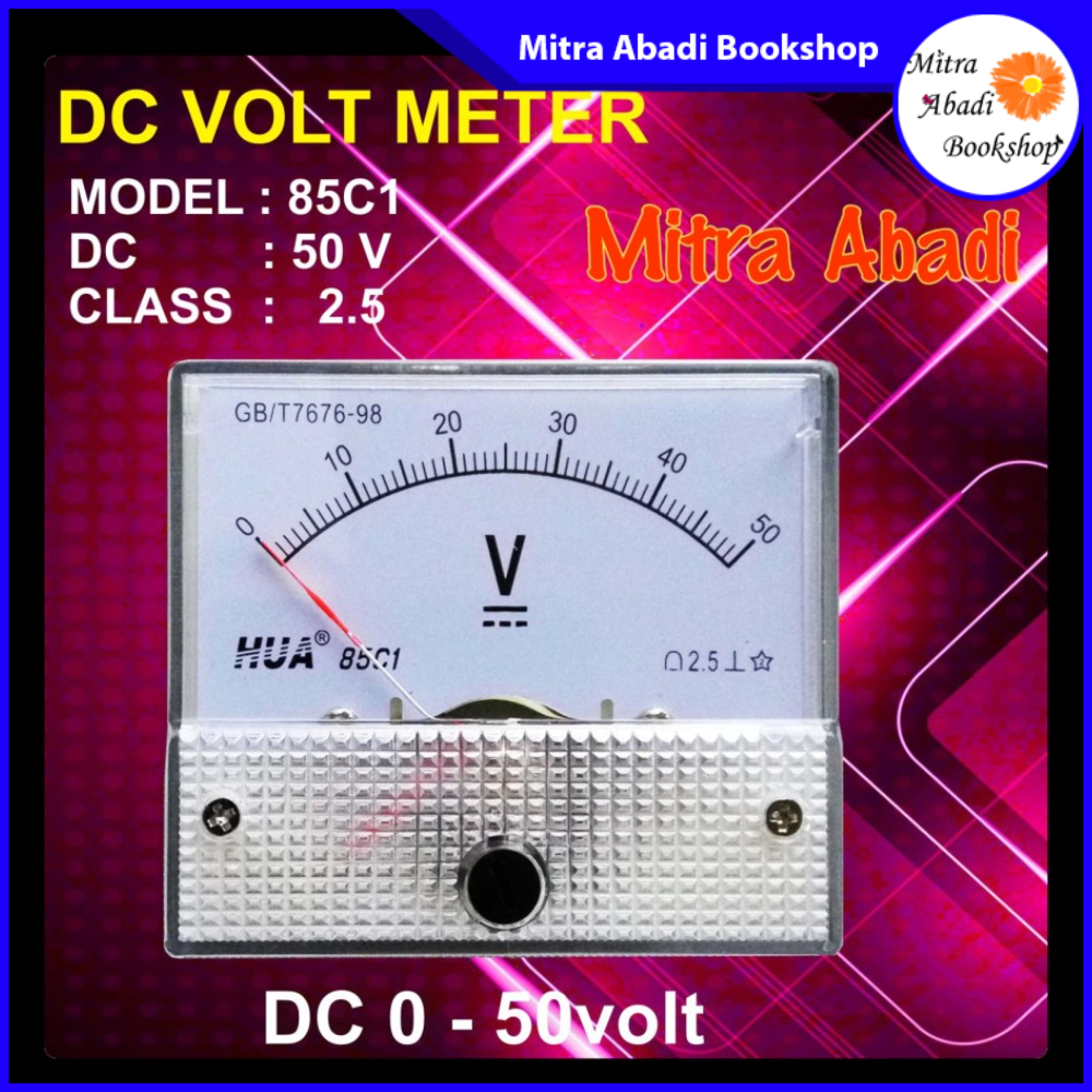 Voltmeter ANALOG DC 50V