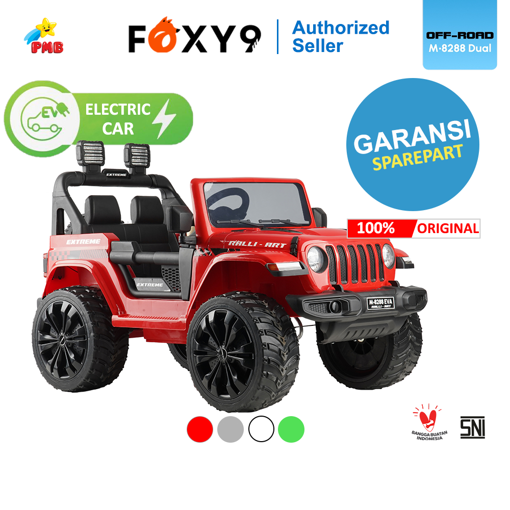 Mobil Aki Anak PMB M8288 OFFROAD Mainan Mobil Mobilan Remot