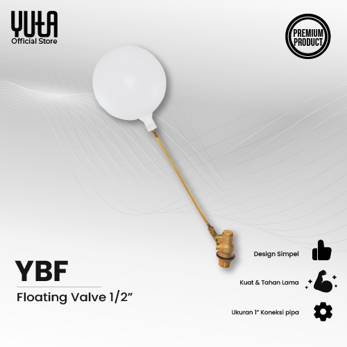 YUTA Pelampung Tandon Air Otomatis - Floating Valve 1/2 Inch YBF