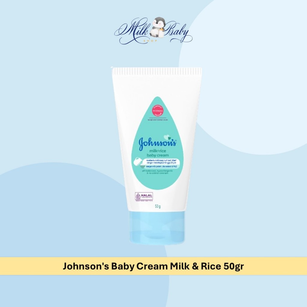 Johnson's Baby Cream Milk & Rice 50gr