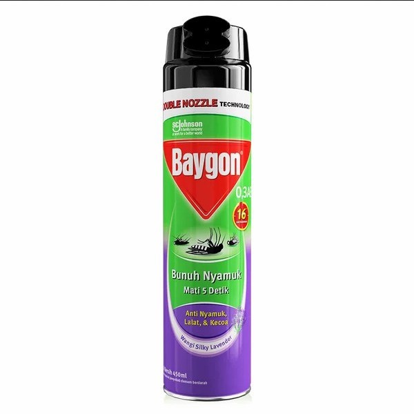 Baygon Insektisida Spray Lavender 750Ml