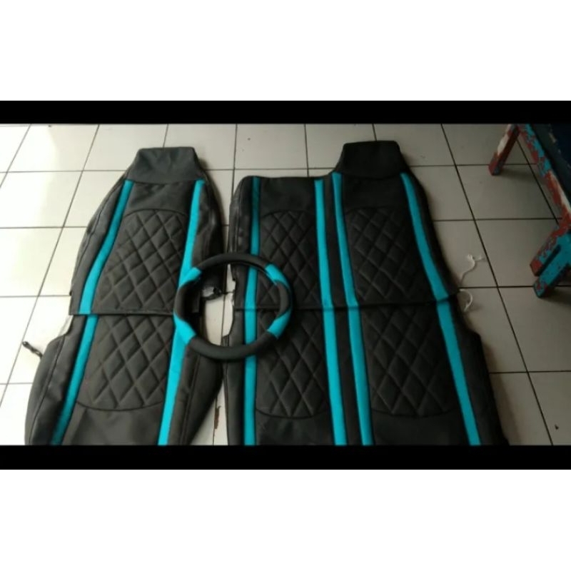 sarung jok canter + pelapon + kabin full busa