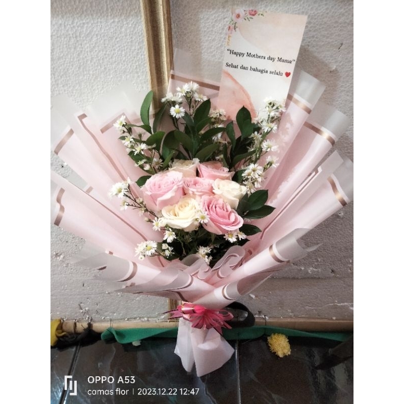 hand buket/buket bunga asli segar