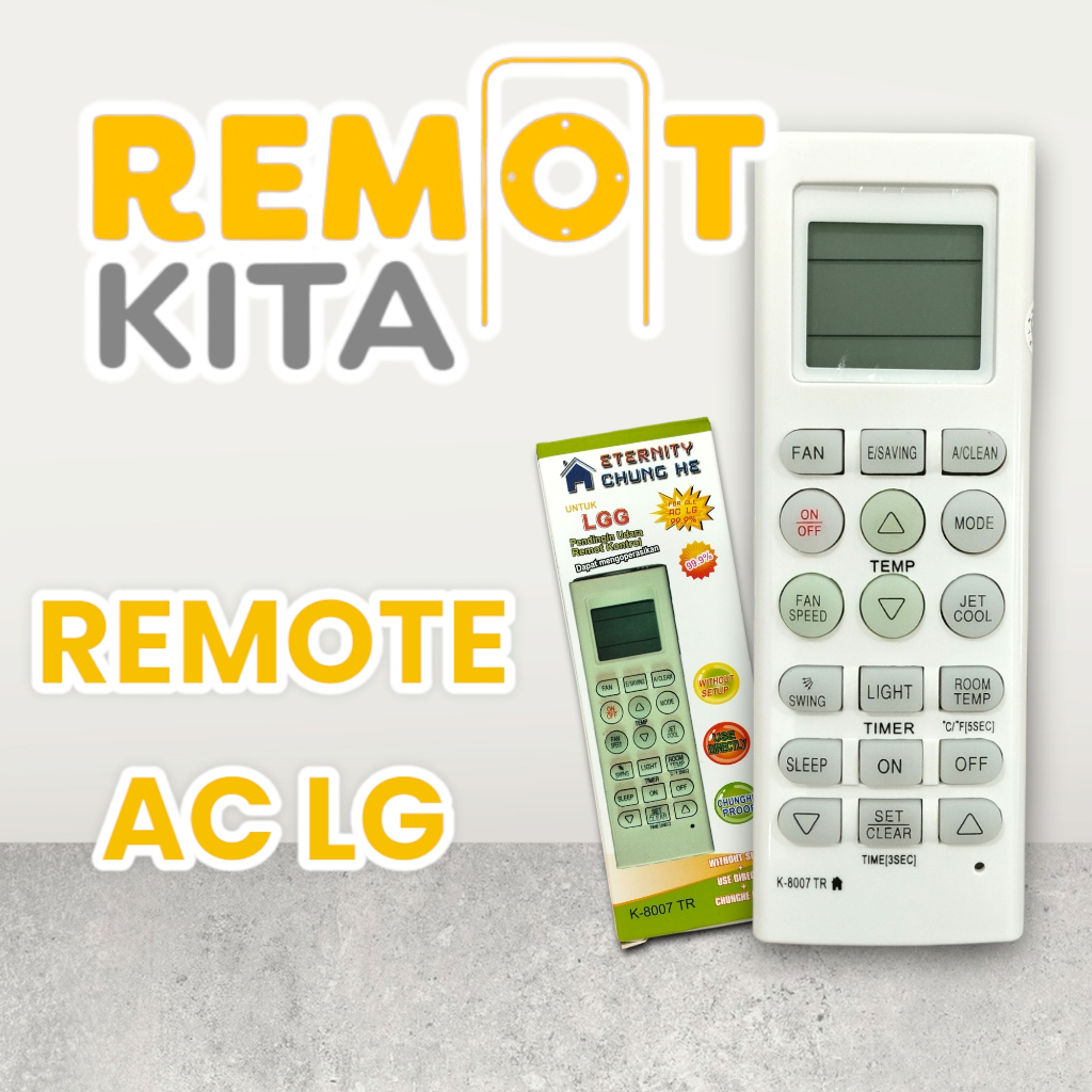 Remot AC LG JET COOL DUAL INVERTER